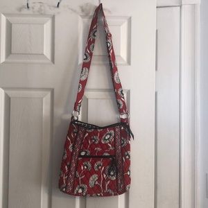 Vera Bradley Red Hipster Bag